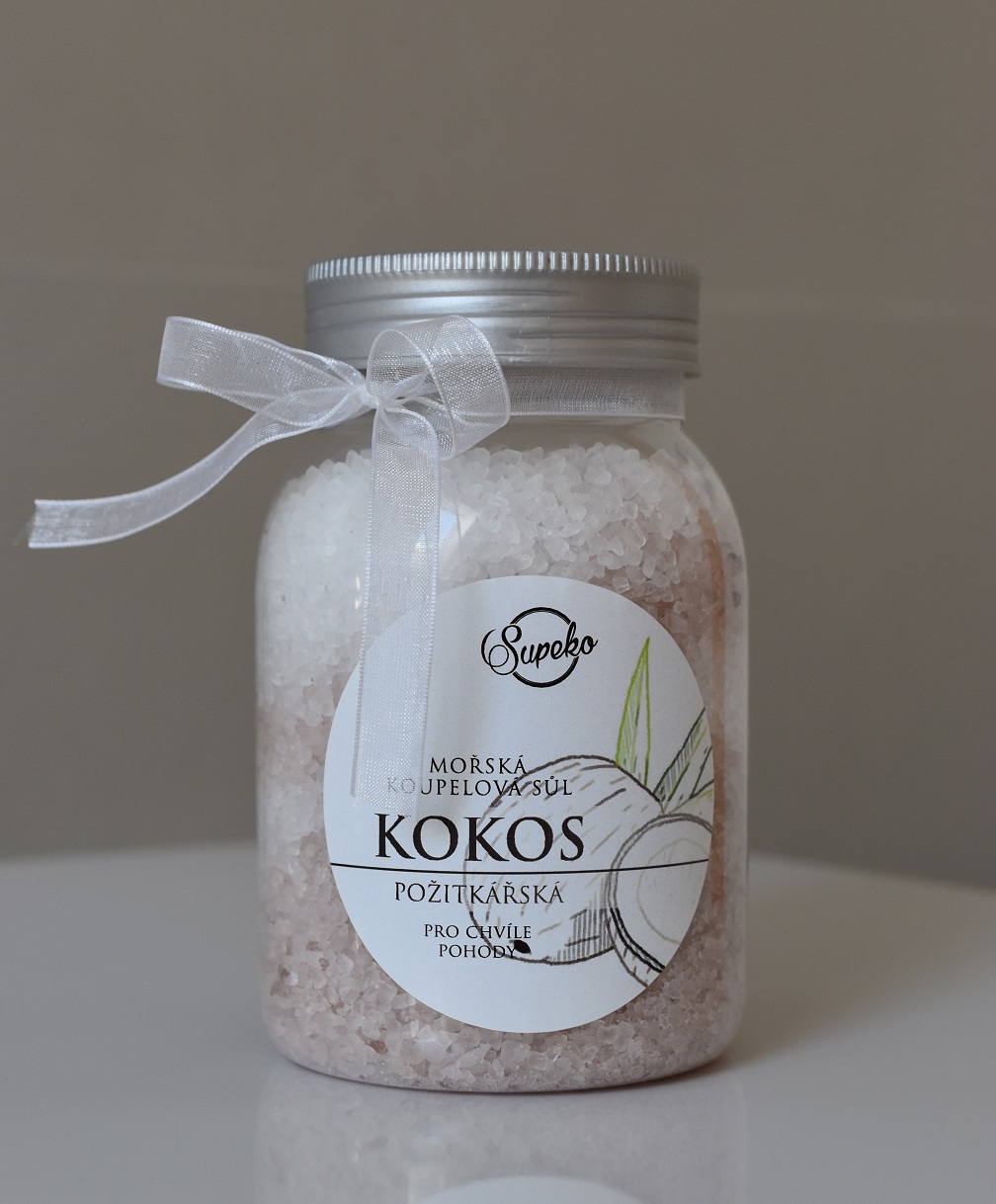 Koupelová sůl KOKOS 600 g